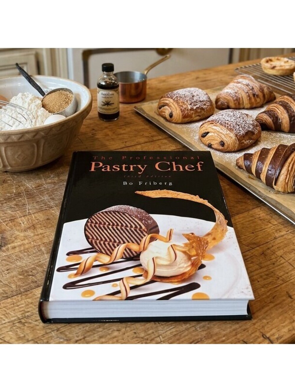 The Professional Pastry Chef Bo Friberg 3rd Edition Hardcover Baking Cookbook